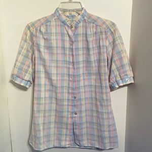 Pastel colored blouse